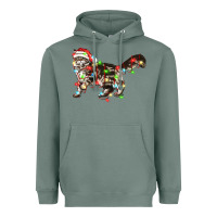 Sage christmas christmas maine coon cat cat Heavyweight Hoodie - LillyAllenDesigns