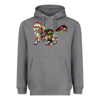 Storm christmas christmas maine coon cat cat Heavyweight Hoodie - LillyAllenDesigns