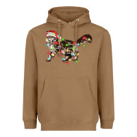 Toasted Coconut christmas christmas maine coon cat cat Heavyweight Hoodie - LillyAllenDesigns