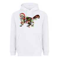 White christmas christmas maine coon cat cat Heavyweight Hoodie - LillyAllenDesigns