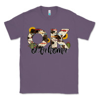 Lavender oklahoma state cowhide serape cactus Classic Tee - RanaPortraitStore