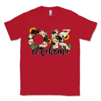 Red oklahoma state cowhide serape cactus Classic Tee - RanaPortraitStore