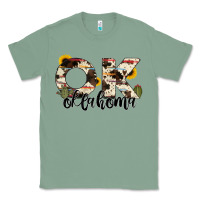 Sage oklahoma state cowhide serape cactus Classic Tee - RanaPortraitStore