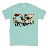 Seafoam oklahoma state cowhide serape cactus Classic Tee - RanaPortraitStore