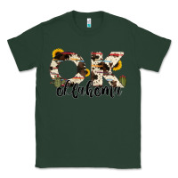Sports Green oklahoma state cowhide serape cactus Classic Tee - RanaPortraitStore