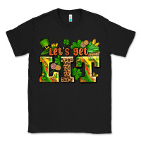 Black st patricks lets get lit Classic Tee - AdoDesignShop