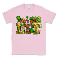 Bubblegum Pink st patricks lets get lit Classic Tee - AdoDesignShop
