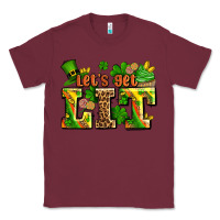 Burgundy st patricks lets get lit Classic Tee - AdoDesignShop