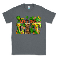 Charcoal Heather st patricks lets get lit Classic Tee - AdoDesignShop