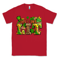 Red st patricks lets get lit Classic Tee - AdoDesignShop