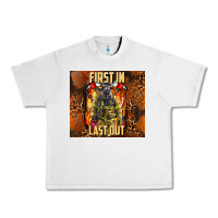 Lunar Rock first in last out firefighter Urban Heavy Tee - AdoDesignShop