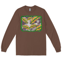 Chestnut mardi gras umbrella background Long Sleeve Tee - BarkalooDesign