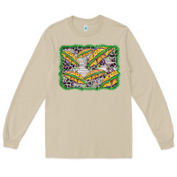 Mushroom mardi gras umbrella background Long Sleeve Tee - BarkalooDesign