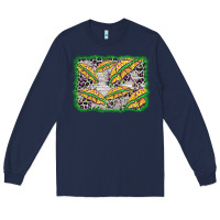 Navy mardi gras umbrella background Long Sleeve Tee - BarkalooDesign