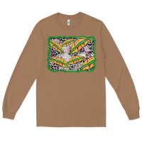 Toasted Coconut mardi gras umbrella background Long Sleeve Tee - BarkalooDesign