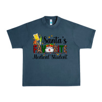 Midnight Navy santa's favorite medical student Urban Heavy Tee - AdoDesignShop