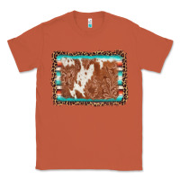 Copper leopard serape cowhide  leather background Classic Tee - AdoDesignShop