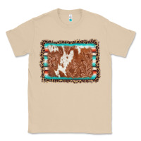 Mushroom leopard serape cowhide  leather background Classic Tee - AdoDesignShop