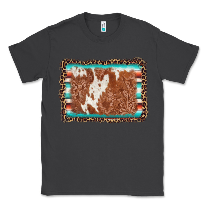 Leopard Serape Cowhide  Leather Background Classic Tee by AdoDesignShop | Teevron