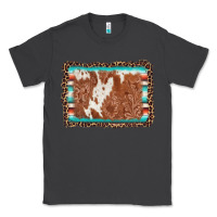 Smoke leopard serape cowhide  leather background Classic Tee - AdoDesignShop