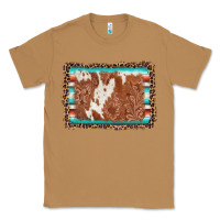 Toasted Coconut leopard serape cowhide  leather background Classic Tee - AdoDesignShop