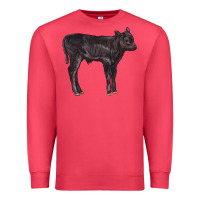 Cardinal Black Angus Calf Illustrations Premium Sweatshirt - LillyAllenDesigns