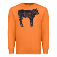 Carrot Black Angus Calf Illustrations Premium Sweatshirt - LillyAllenDesigns