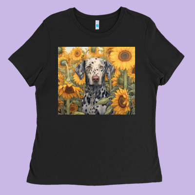 Dalmatian Ladies Tee Designed By Unal Design