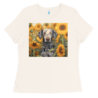 Bone dalmatian Ladies Tee - Unal Design