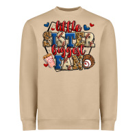 Mushroom little sister biggest fan baseball Heavyweight Sweatshirt - Jasminsmagicworld