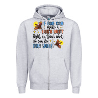 Heather Grey if god can make a bugs butt light up Zipper Hoodie - MaliasSmallBusiness