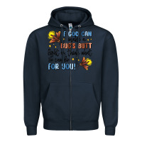 Navy if god can make a bugs butt light up Zipper Hoodie - MaliasSmallBusiness