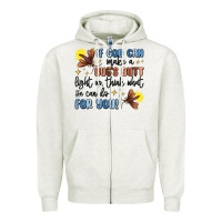 Oatmeal Heather if god can make a bugs butt light up Zipper Hoodie - MaliasSmallBusiness