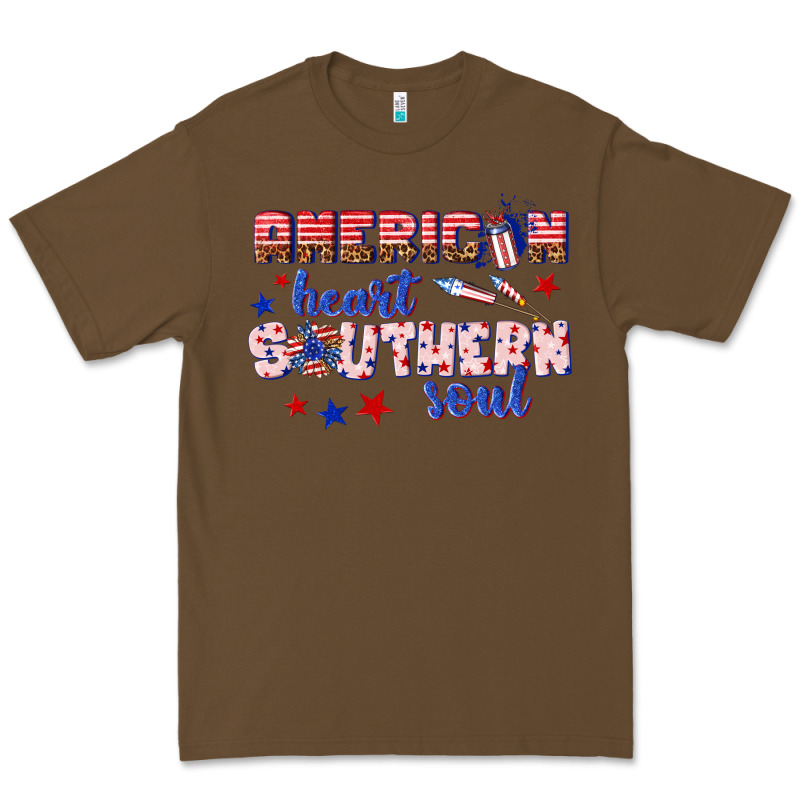 American Heart Southern Soul Premium Tee by texasbilliewilder | Teevron