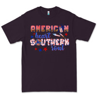 Plum American heart southern soul Premium Tee - texasbilliewilder