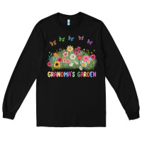 Black grandma garden birth month flower Long Sleeve Tee - JahusDesignShop