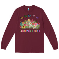 Burgundy grandma garden birth month flower Long Sleeve Tee - JahusDesignShop