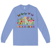 Grandma Garden Birth Month Flower Long Sleeve Tee | Teevron