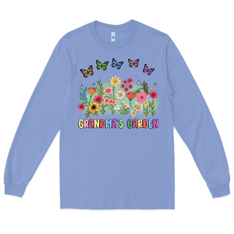 Grandma Garden Birth Month Flower Long Sleeve Tee by JahusDesignShop | Teevron