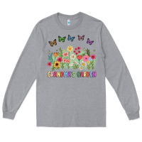Heather Grey grandma garden birth month flower Long Sleeve Tee - JahusDesignShop