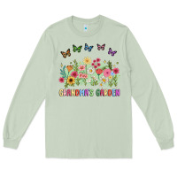 Matcha grandma garden birth month flower Long Sleeve Tee - JahusDesignShop