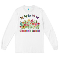 White grandma garden birth month flower Long Sleeve Tee - JahusDesignShop
