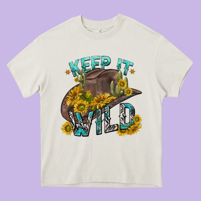 Keep It Wild Tbw Heavy Core Tee Designed By Texasbilliewilder