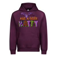 Mauve Wine just a little batty Urban Hoodie - CowGirlArtShop