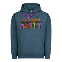Pigment Midnight Navy just a little batty Urban Hoodie - CowGirlArtShop