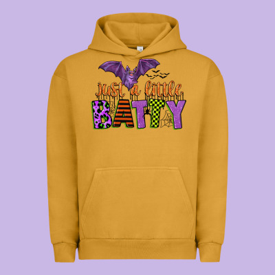 Just A Little Batty Urban Hoodie Designed By Cowgirlartshop