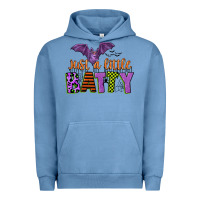 Pigment Pebble Blue just a little batty Urban Hoodie - CowGirlArtShop