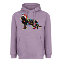 Lavender christmas bombay cat Heavyweight Hoodie - LillyAllenDesigns