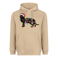 Mushroom christmas bombay cat Heavyweight Hoodie - LillyAllenDesigns