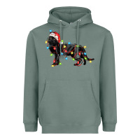 Sage christmas bombay cat Heavyweight Hoodie - LillyAllenDesigns
